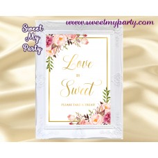 Blush love is sweet sign, Gold love is sweet sign, 31gw Blush love is sweet sign, Gold love is sweet sign, 31gw
